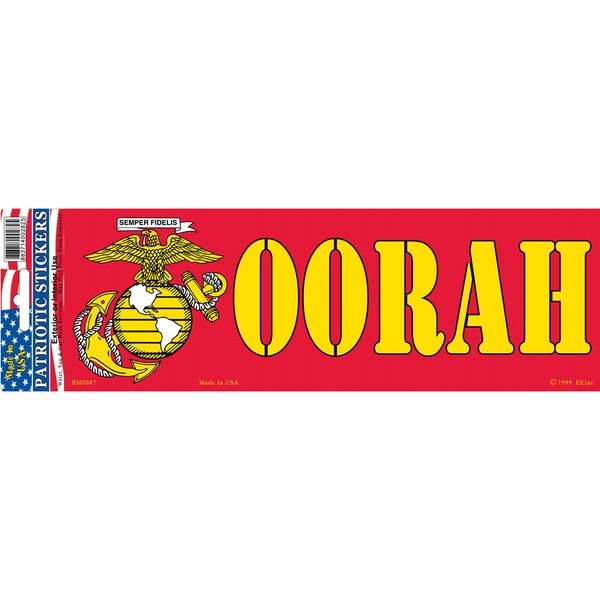 OORAH Semper Fidelis USMC Bumper Sticker