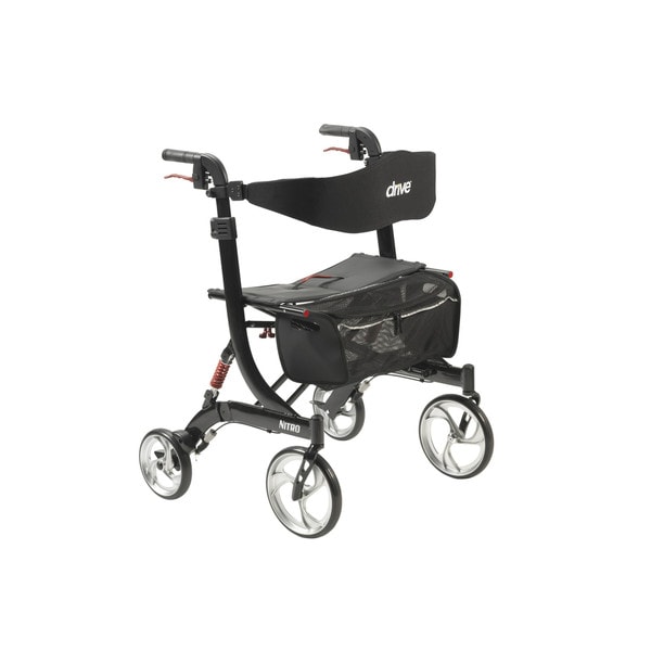 Drive Medical Nitro Euro Style Heavy Duty Walker Rollator