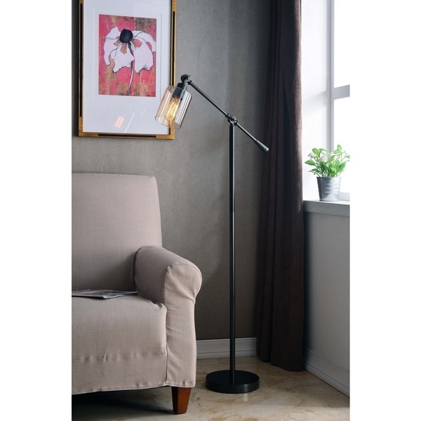 Design Craft Thomas Bronze Adjustable Floor Lamp