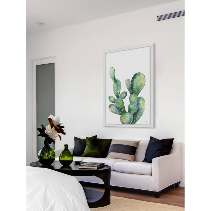Prickly Cacti' Framed Painting Print