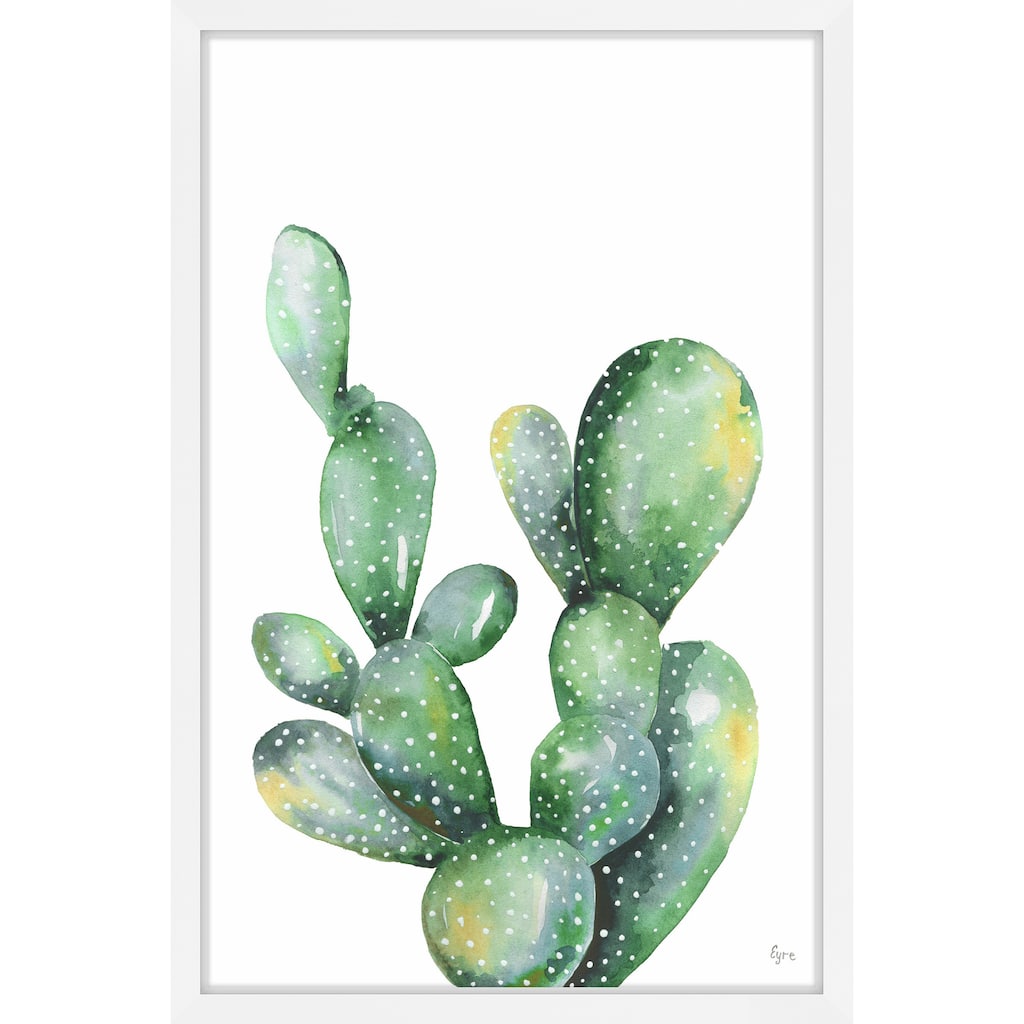 Prickly Cacti' Framed Painting Print