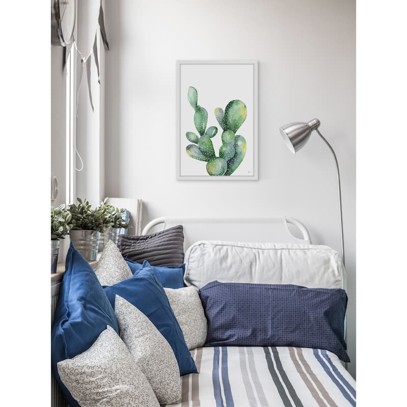 Prickly Cacti' Framed Painting Print