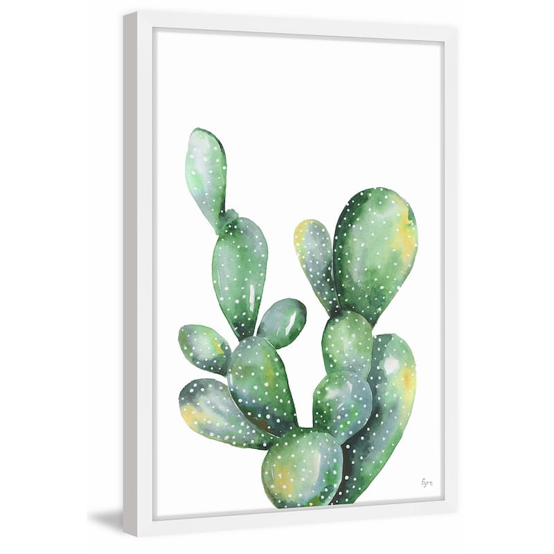 Prickly Cacti' Framed Painting Print