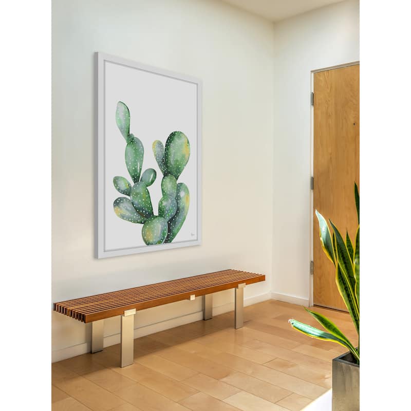 Prickly Cacti' Framed Painting Print