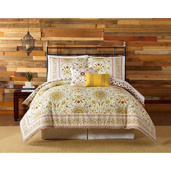 Indigo Bazaar Joanne 5-piece Cotton Comforter Set