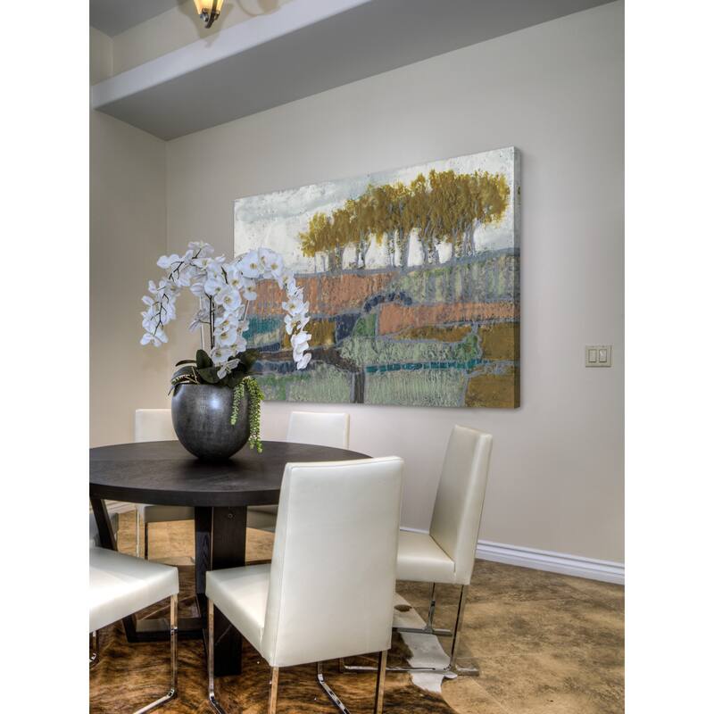 Patchwork Landscape II' Painting Print on Wrapped Canvas - Multi-Color