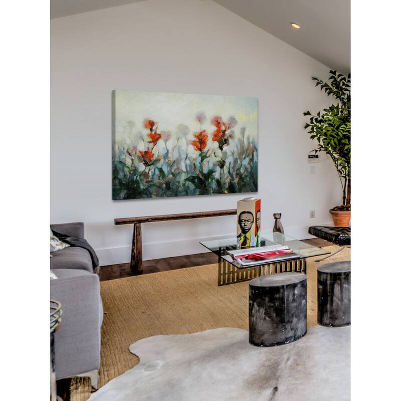 Ode to Monet 3' Painting Print on Wrapped Canvas - Multi-Color