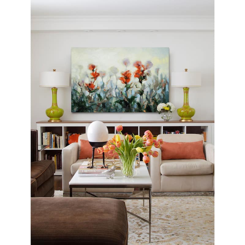 Ode to Monet 3' Painting Print on Wrapped Canvas - Multi-Color