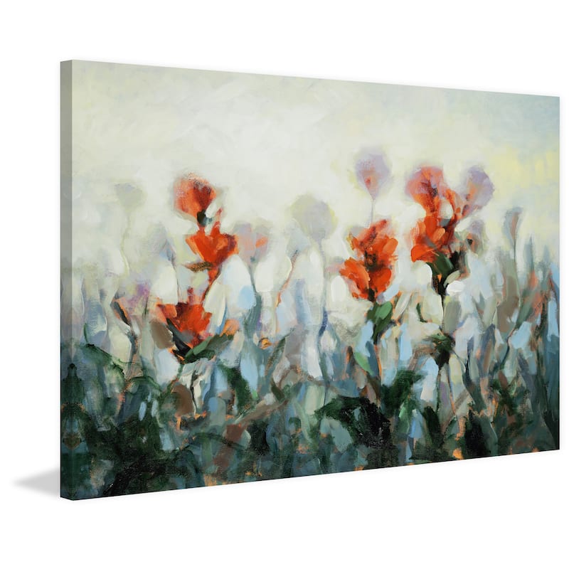 Ode to Monet 3' Painting Print on Wrapped Canvas - Multi-Color