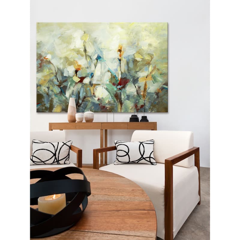 Ode to Monet 5' Painting Print on Wrapped Canvas - Multi-Color