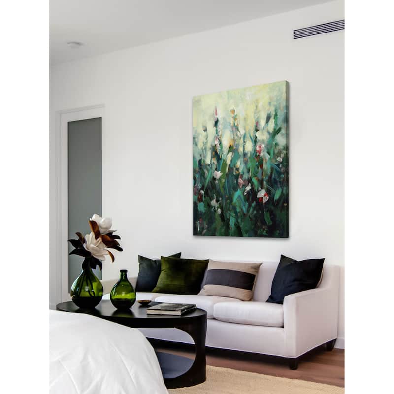 Ode to Monet 2' Painting Print on Wrapped Canvas - Multi-Color
