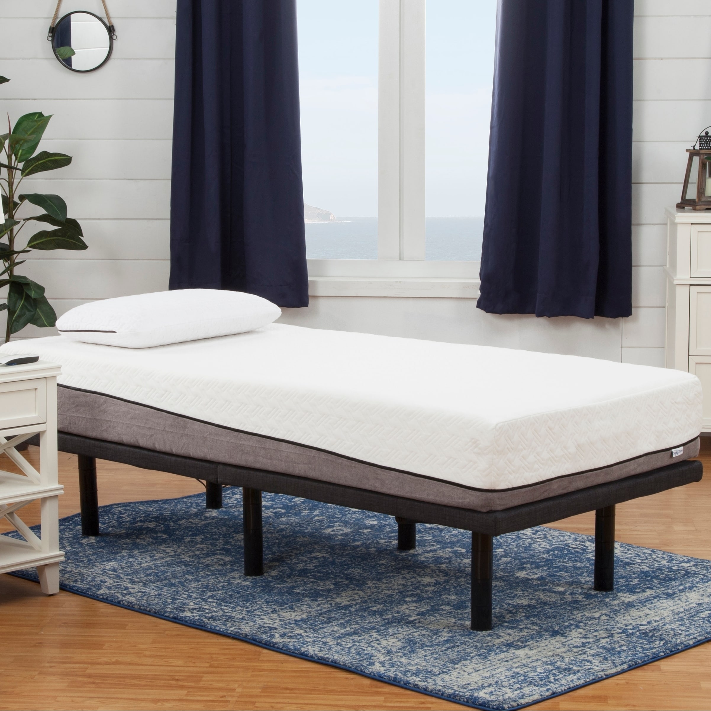 Shop Sleep Zone Huntington 10 Inch Twin Size Memory Foam Mattress On Sale Free Shipping