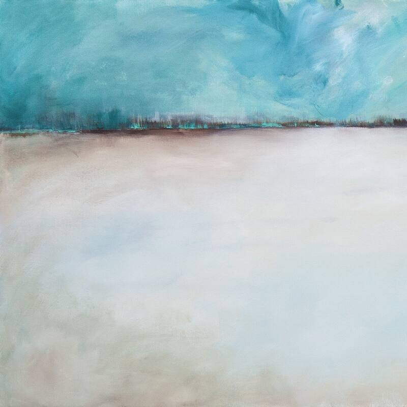 Mystic Sand I' Painting Print on Wrapped Canvas - Multi-Color