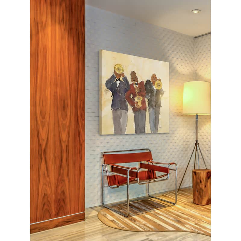 Jazz Trio I' Painting Print on Wrapped Canvas - Multi-Color