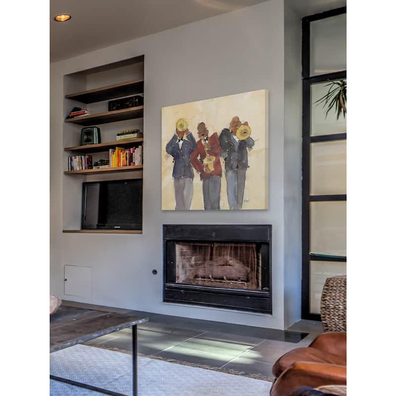 Jazz Trio I' Painting Print on Wrapped Canvas - Multi-Color