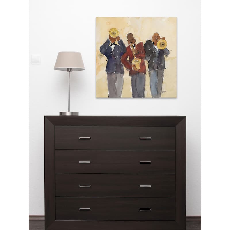 Jazz Trio I' Painting Print on Wrapped Canvas - Multi-Color