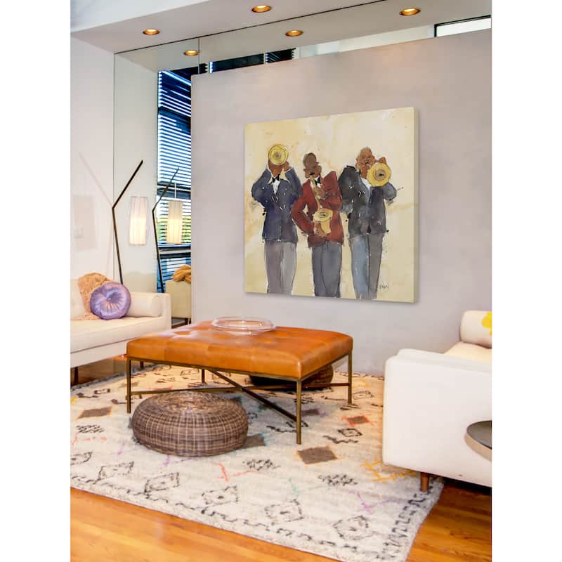 Jazz Trio I' Painting Print on Wrapped Canvas - Multi-Color