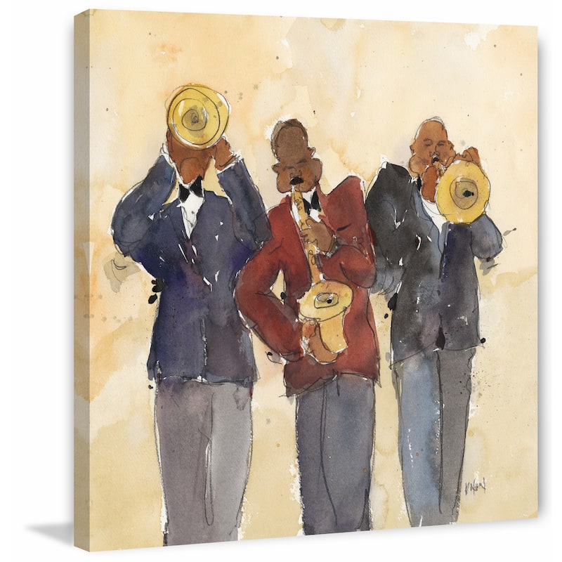Jazz Trio I' Painting Print on Wrapped Canvas - Multi-Color