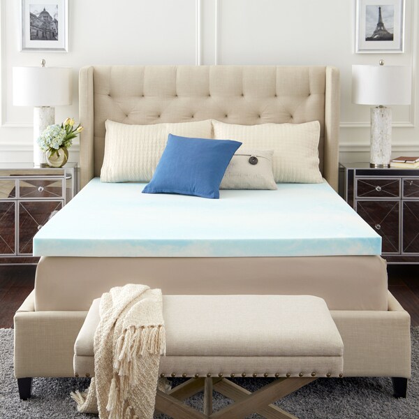 TruPedic USA CoolFlow 3-inch Gel Memory Foam Mattress Topper