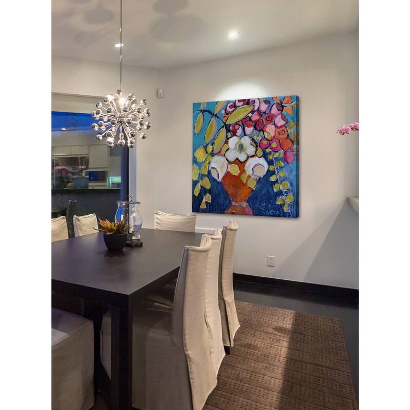 Majestic Bouquet' Painting Print on Wrapped Canvas - Multi-Color