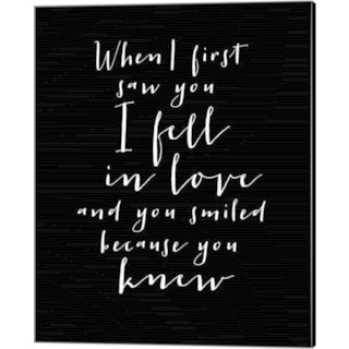 Amy Cummings 'When I First Saw You' Canvas Art - Bed Bath & Beyond