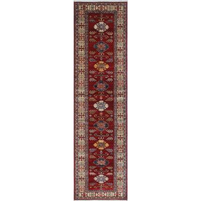 Super Kazak Naheed Red/Ivory Rug