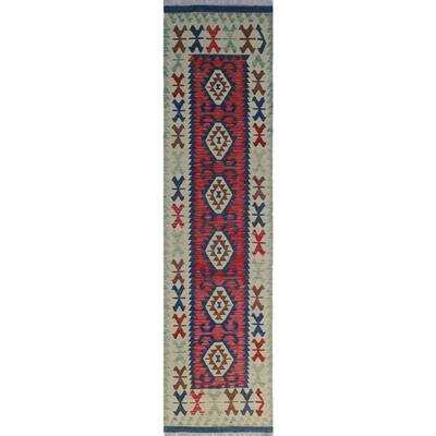 Sangat Kilim Cevahir Red/Blue Rug