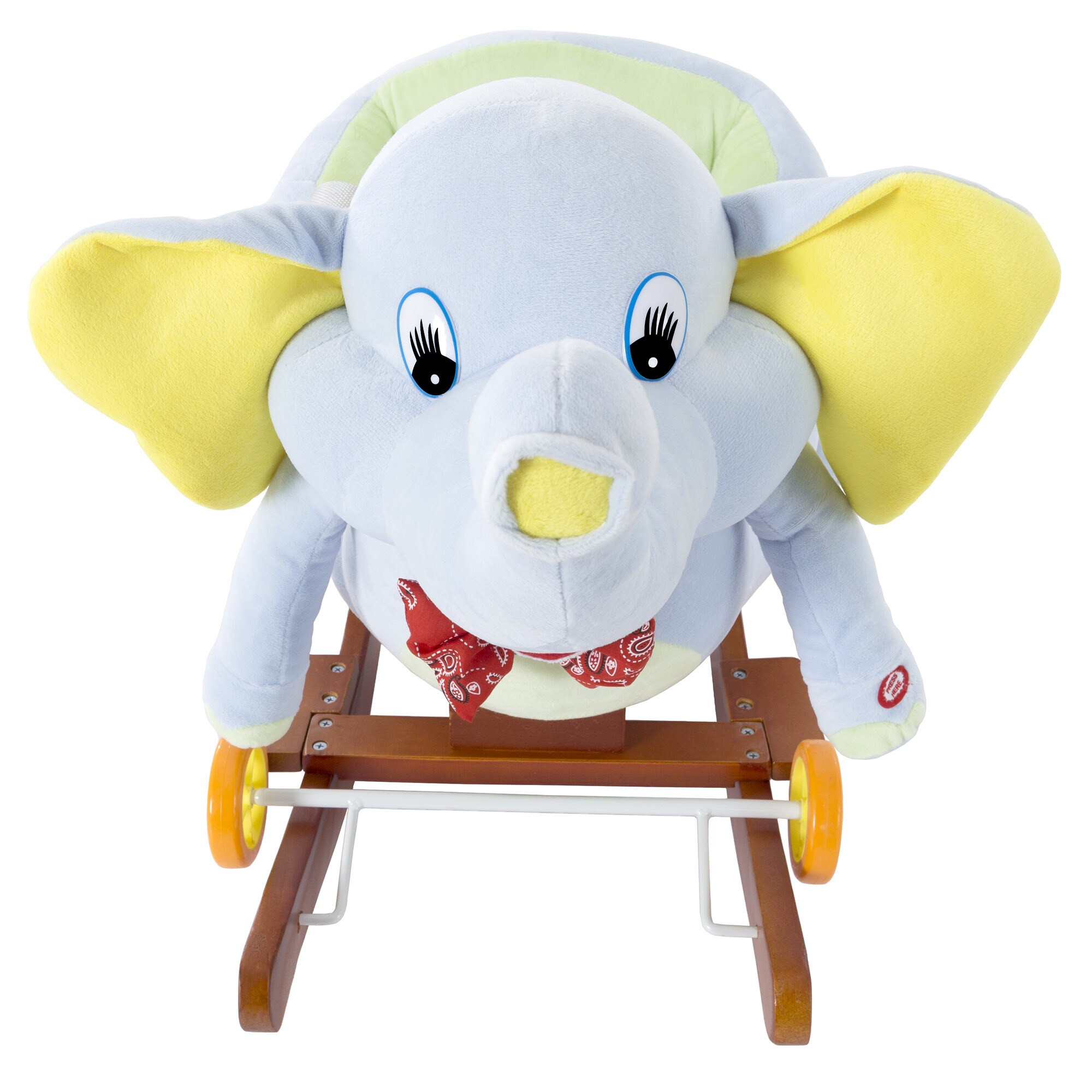 happy trails elephant plush rocking animal