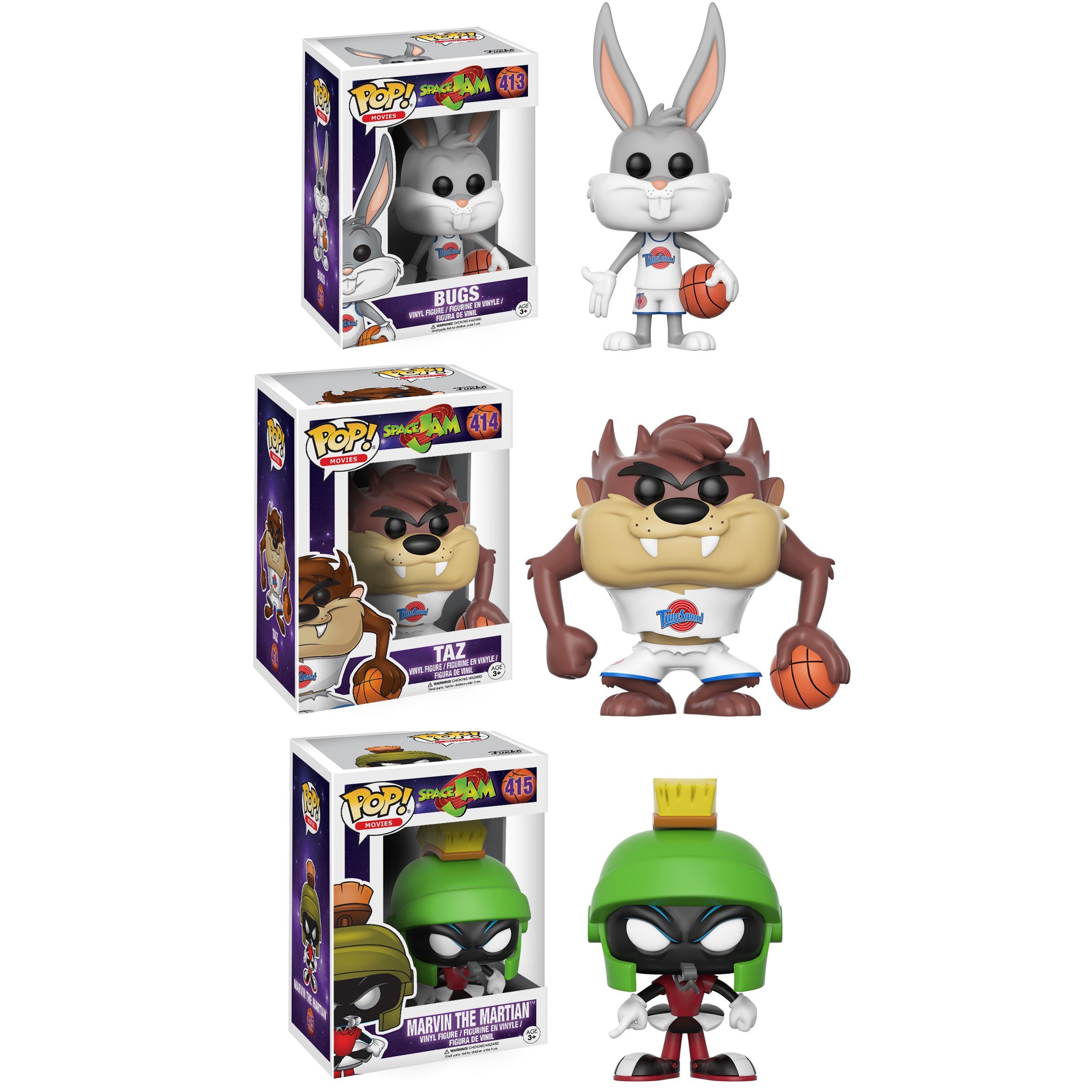 space jam funko pop set