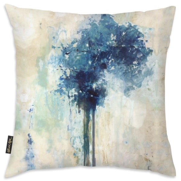 Oliver Gal 'Oasis Hues' Decorative Throw Pillow