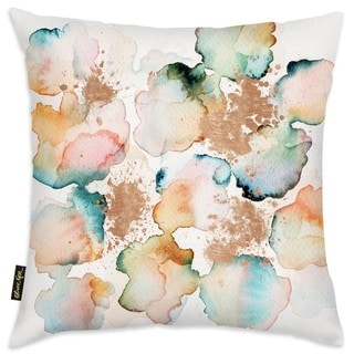 Oliver Gal 'Rose Gold Garden' Decorative Throw Pillow - Bed Bath ...