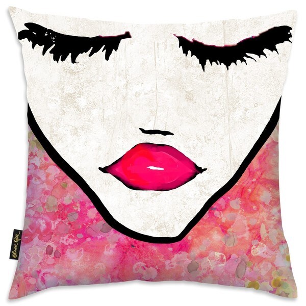 Oliver Gal 'Flower Coveted' Decorative Throw Pillow