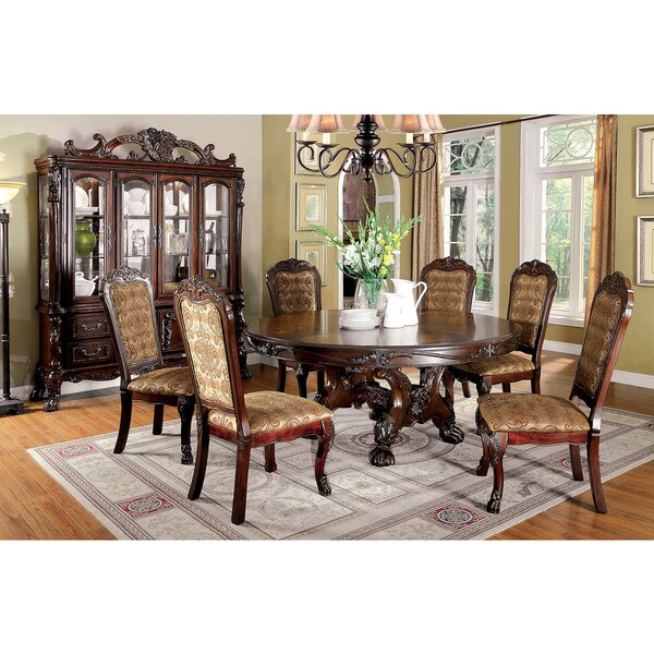 Helena Cherry Finish 7-Piece Dining Set