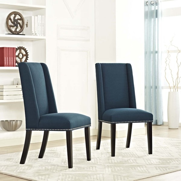 overstock fabric dining chairs