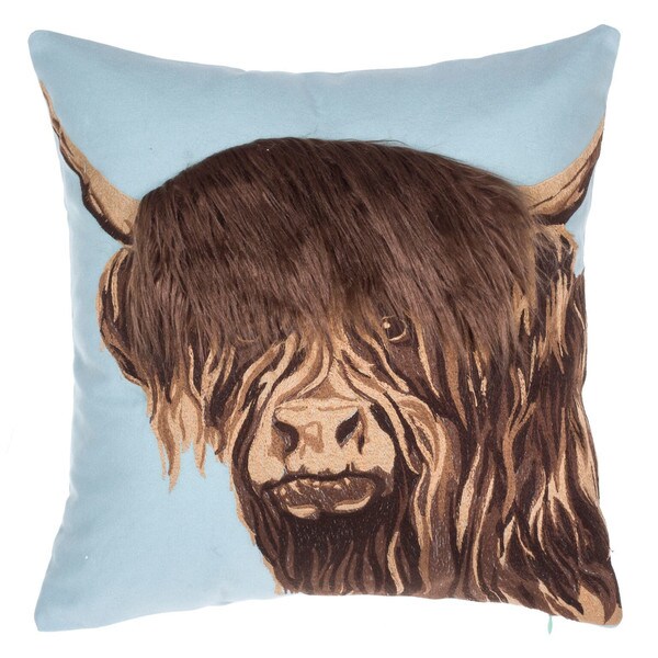 Himalayan Yak Cotton Throw Pillow 18 x 18