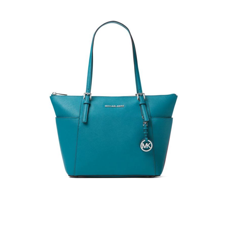 michael kors teal tote