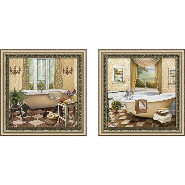 "French Bath II" Wall Art Set of 2, Matching Set - Bed Bath & Beyond ...