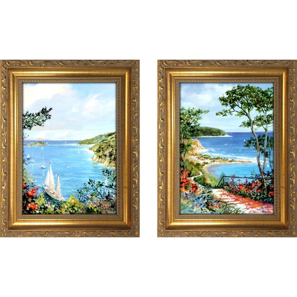 "Grand Walkway " Mini Framed Art Set