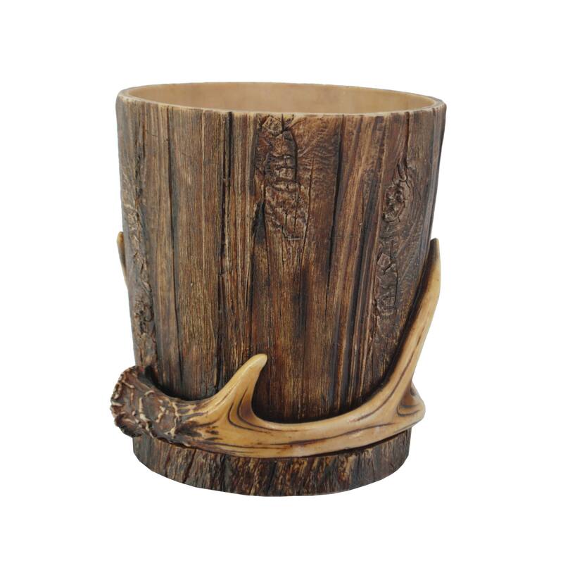 Hiend Accents Antler Waste Basket