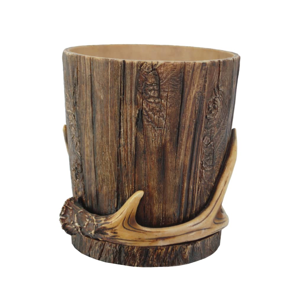 Hiend Accents Antler Waste Basket
