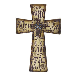 Scripted Cross HiEnd Accents Scripted Cross - Bed Bath & Beyond - 15906907