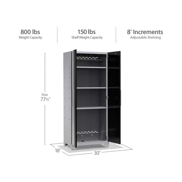 NewAge Products Performance 2.0 Series Steel 8-piece Storage Set with ...