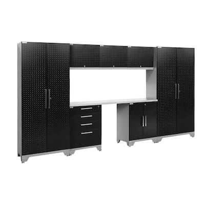 NewAge Products Performance 2.0 Series Diamond Plate 8-piece Set with Stainless Steel Worktop