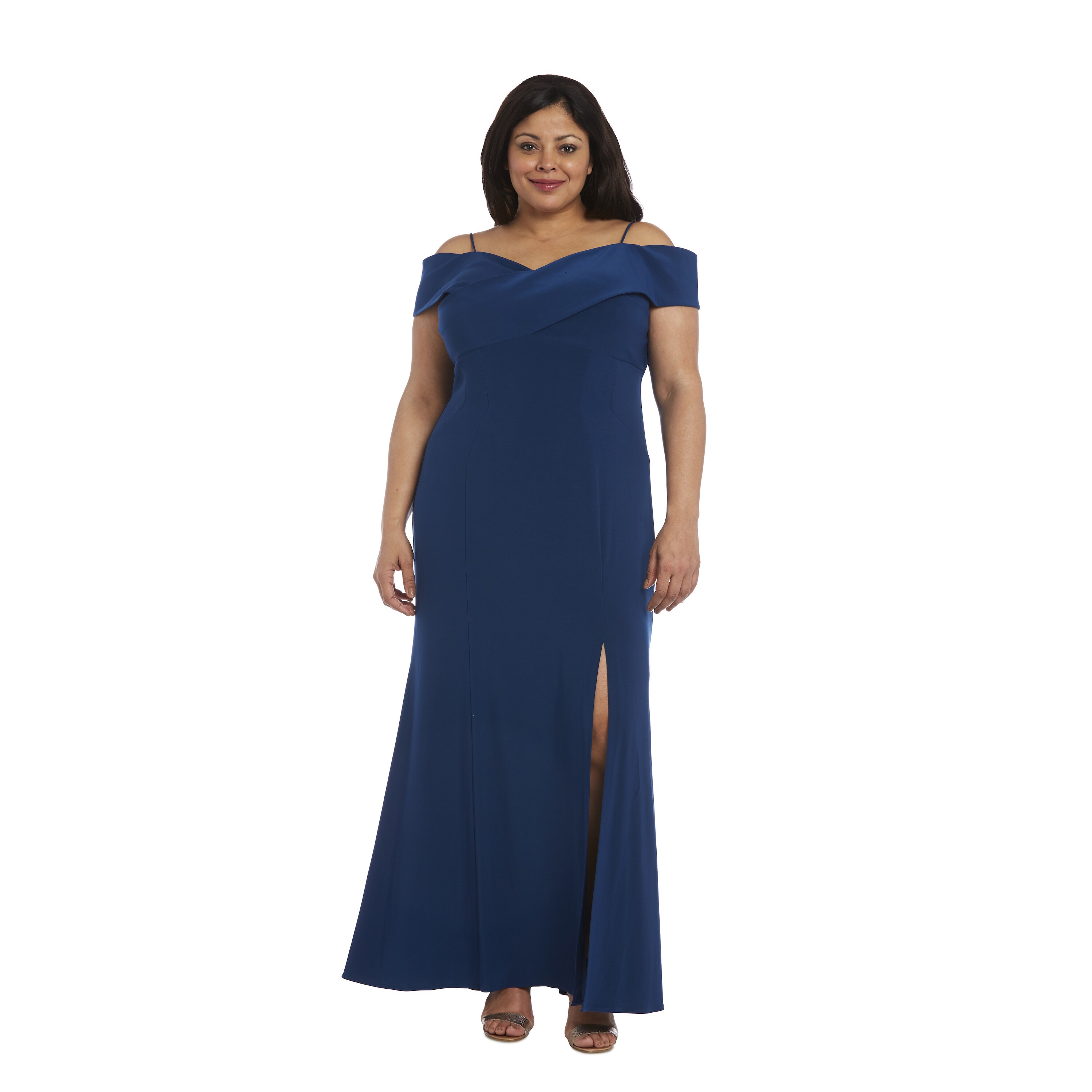 nightway off the shoulder gown