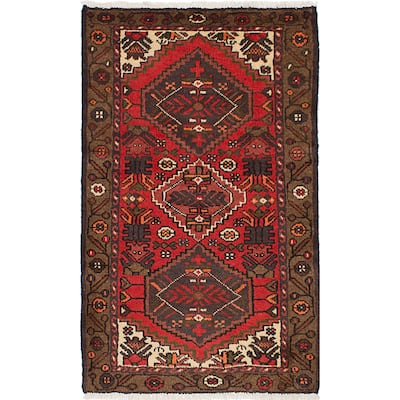 ecarpetgallery Hamadan Red Wool Rug