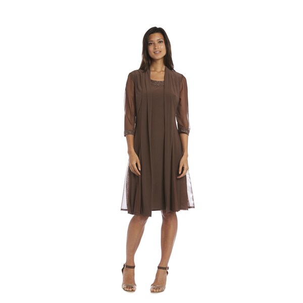 r&m richards mocha dress