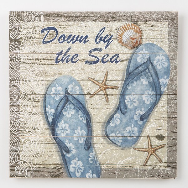 flip flop wall plaque