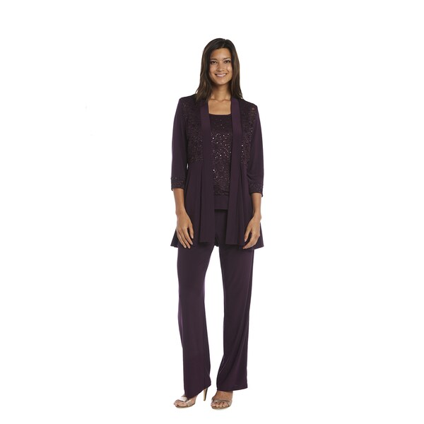 R&M Richards Lace Pant Set