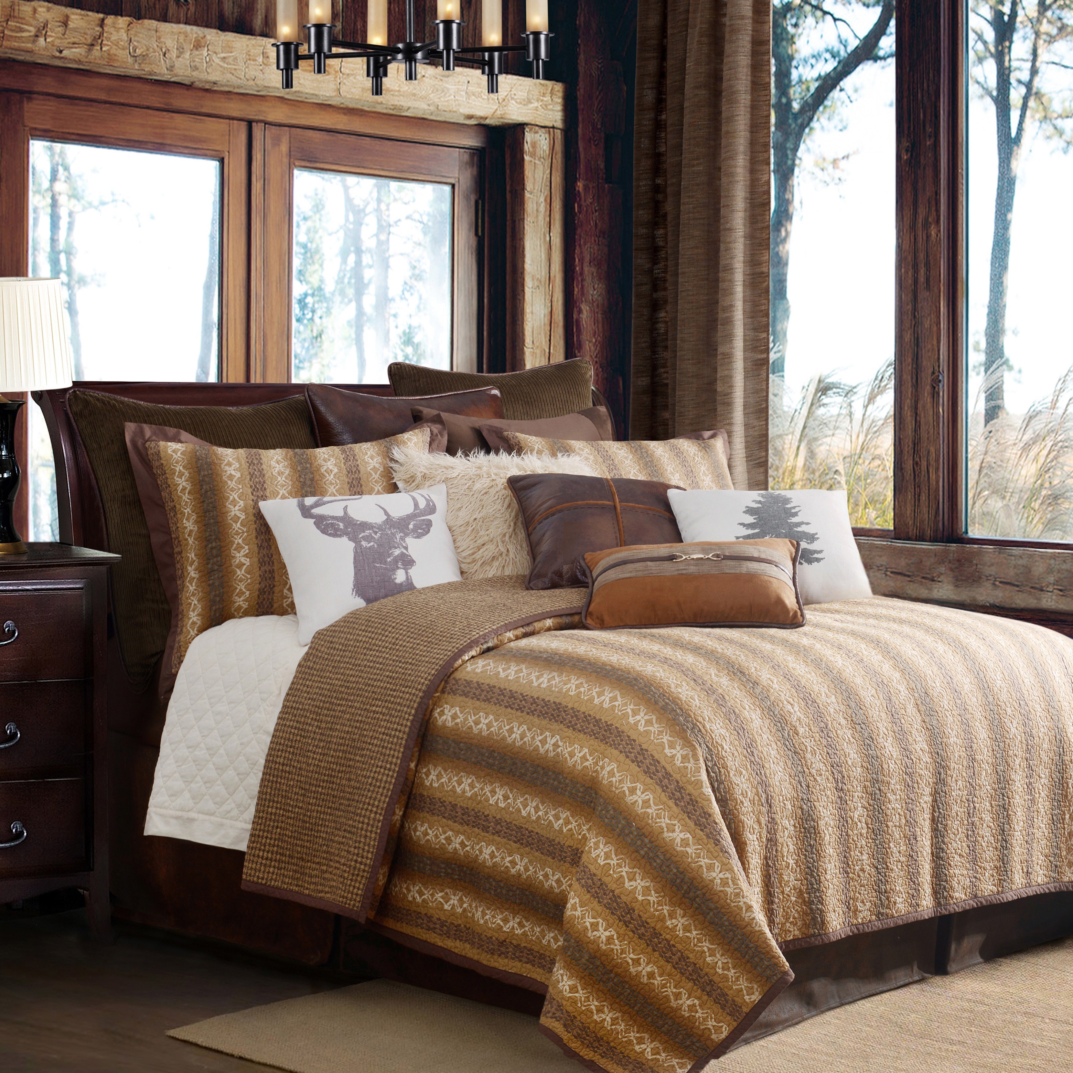 Shop Hiend Accents Hill Country Quilt Set Overstock 15909131