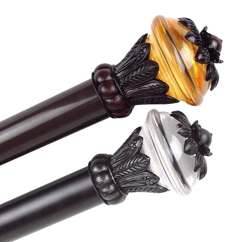 InStyleDesign Dawna 1.5" Custom Cut Length Curtain Rod (up to 16')